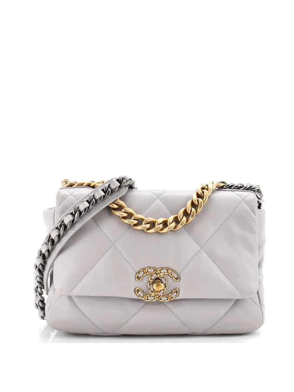 Chanel 19 Flap Bag Quilted Leather #281453C48B